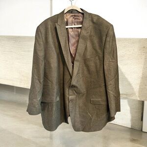 Calvin Klein Men’s Big and Tall Wool Dress Suit Jacket